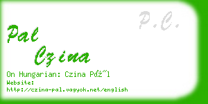 pal czina business card